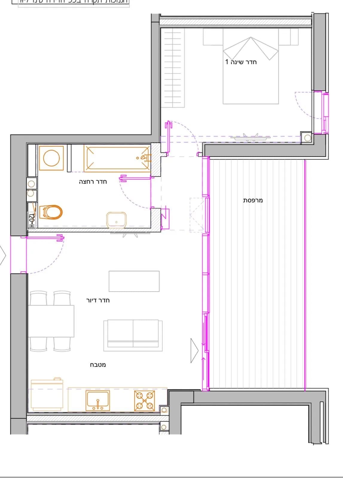 דירה 4 חדרים - מזרח צפון