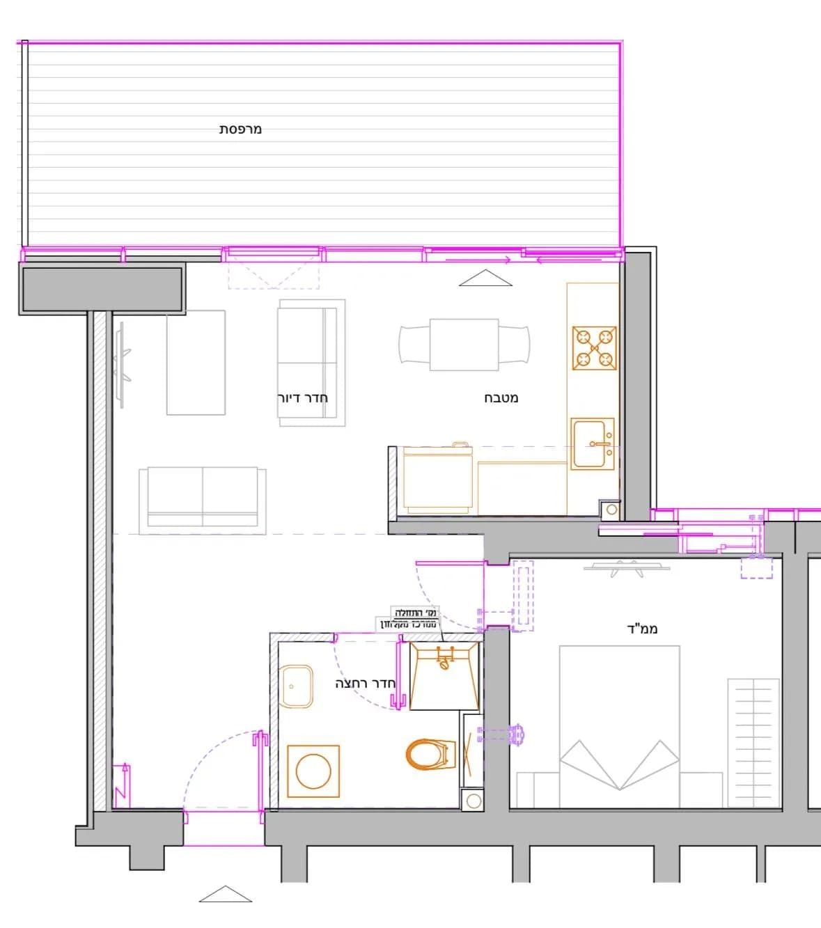 דירה 5 חדרים - מערב דרום